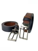 ⁦حزام جلد دبل فيس⁩ - الصورة ⁦2⁩